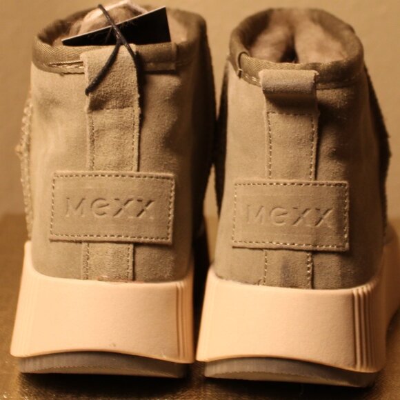 Mexx  Suede Shearling Boots in Taupe - Picture 4 of 12